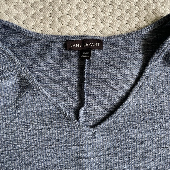 Lane Bryant women’s blue shirt sleeve t-shirt - Picture 4 of 6